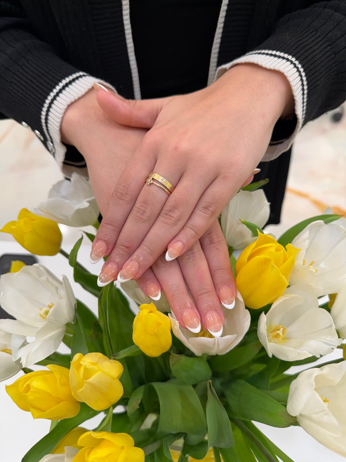 Classic French manicure at Sunblessed Nails Studio